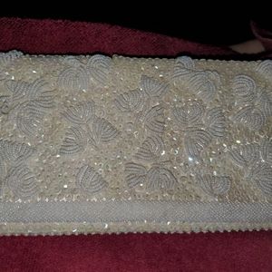 Vintage beaded clutch